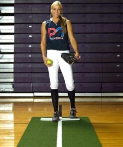Promounds Jennie Finch Fastpitch Turf Pitching Mat w/ Power Line