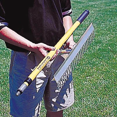 Midwest 36"W Collapsible Base Runner Infield Rake 1 Midwest 36"W Collapsible Base Runner Infield Rake