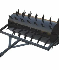 36" Wide Drum Spike Lawn Aerator