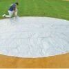 FieldSaver 30' diameter Home Plate Cover, WOVEN POLY