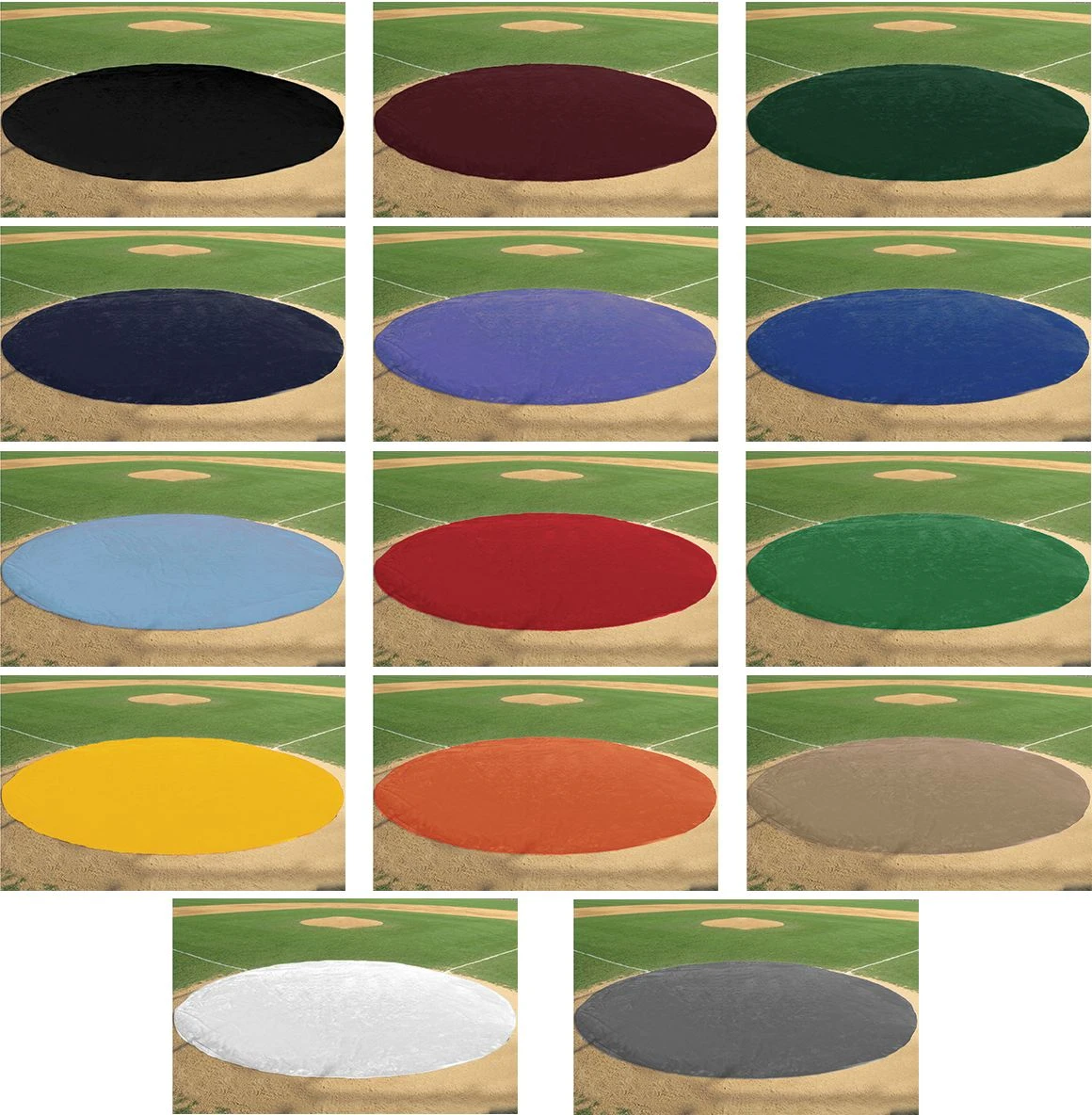 FieldSaver 26' diameter Home Plate Cover, VINYL 2 FieldSaver 26' diameter Home Plate Cover, VINYL - Image 2
