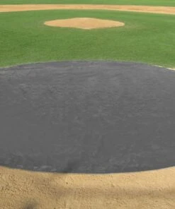 FieldSaver 30' diameter Home Plate Cover, VINYL -Cheap Softball Store a15 704gry 3