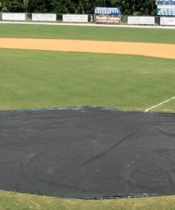 Aer-Flo WWV1818, 18' diam. Wind Weighted Mound/Homebase Tarp, 65 lbs -Cheap Softball Store a15 709blk 23