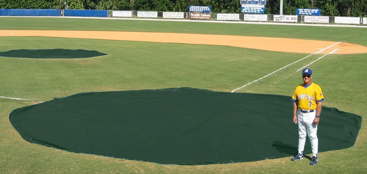 Aer-Flo WWV1830, 30' diam. Wind Weighted Mound/Homebase Tarp, 126 lbs 12 Aer-Flo WWV1830, 30' diam. Wind Weighted Mound/Homebase Tarp, 126 lbs - Image 12