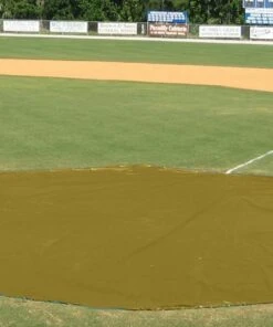 Aer-Flo WWV1818, 18' diam. Wind Weighted Mound/Homebase Tarp, 65 lbs -Cheap Softball Store a15 709tan 1