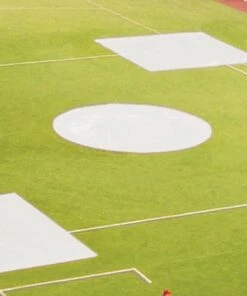 FieldSaver Spot Baseball/Softball Field Covers, YOUTH Infield Kit, VINYL -Cheap Softball Store a15 739wht 1