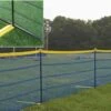 Grand Slam ABOVE GROUND Temporary Fence Package, 100' Forest Green