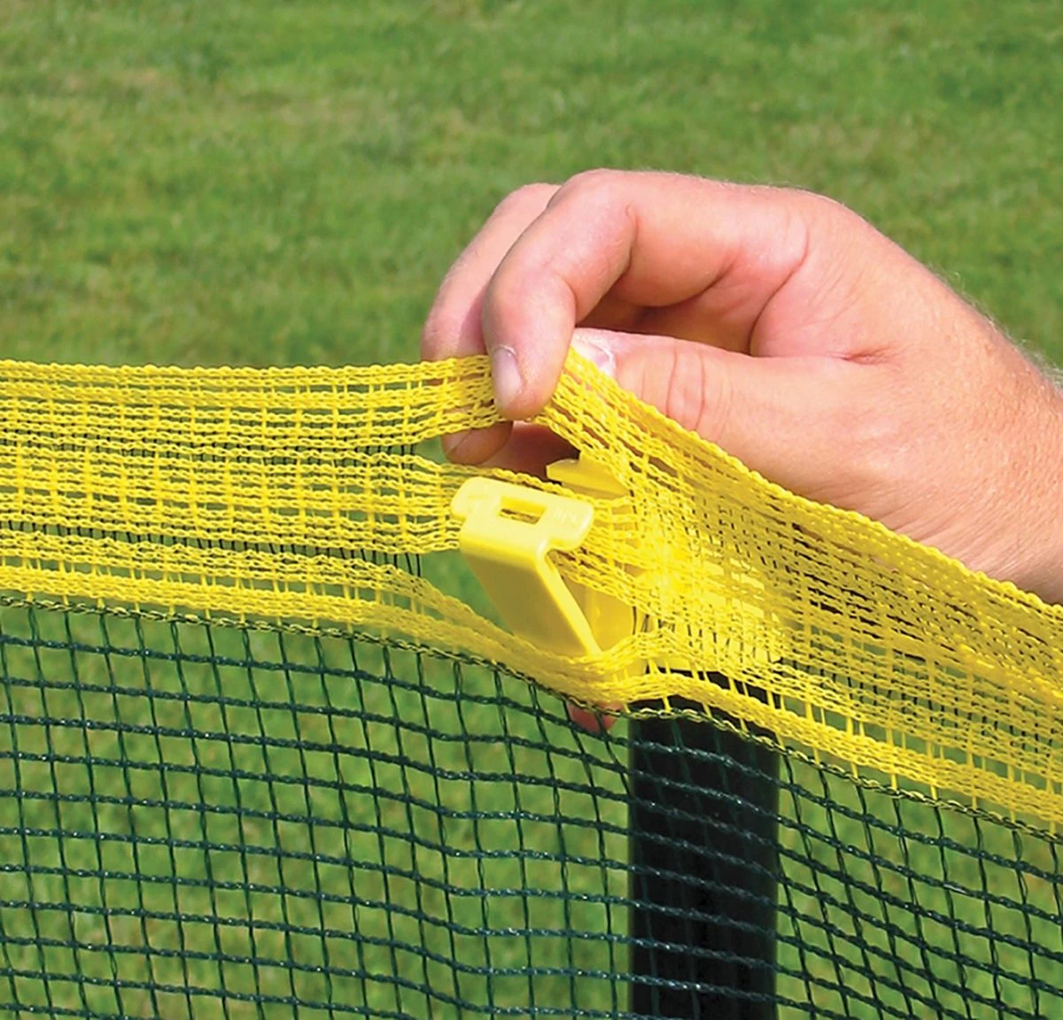 Grand Slam ABOVE GROUND Temporary Fence Package, 50' Forest Green 3 Grand Slam ABOVE GROUND Temporary Fence Package, 50' Forest Green - Image 3