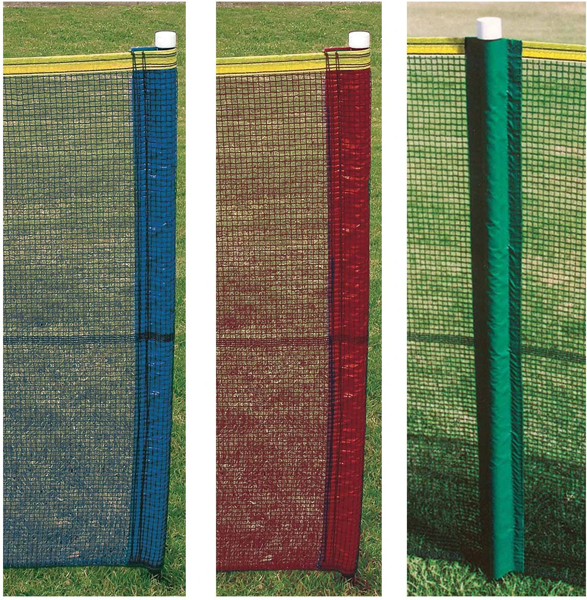 Enduro Mesh 150' Portable Temporary Outfield Fence Package Dark Green 3 Enduro Mesh 150' Portable Temporary Outfield Fence Package Dark Green - Image 3