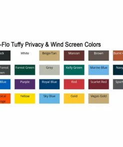 Aer-Flo Tuffy 9'H Privacy & Wind Screen -Cheap Softball Store a15 981 colors chart