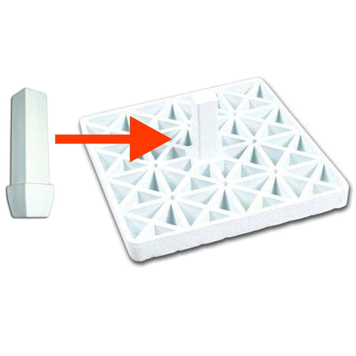 Champro Replacement Rubber Base Post, B002H 2 Champro Replacement Rubber Base Post, B002H - Image 2