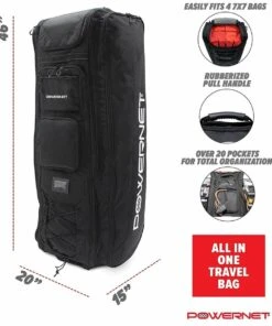 POWERNET Rolling Baseball/Softball Equipment Coaches Bag 8 POWERNET Rolling Baseball/Softball Equipment Coaches Bag -Cheap Softball Store a31 019 02