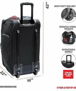 POWERNET Rolling Baseball/Softball Ball Bucket Caddy 9 POWERNET Rolling Baseball/Softball Ball Bucket Caddy -Cheap Softball Store a31 020 02