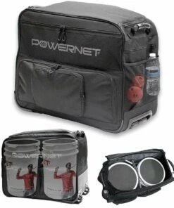 POWERNET Rolling Baseball/Softball Ball Bucket Caddy
