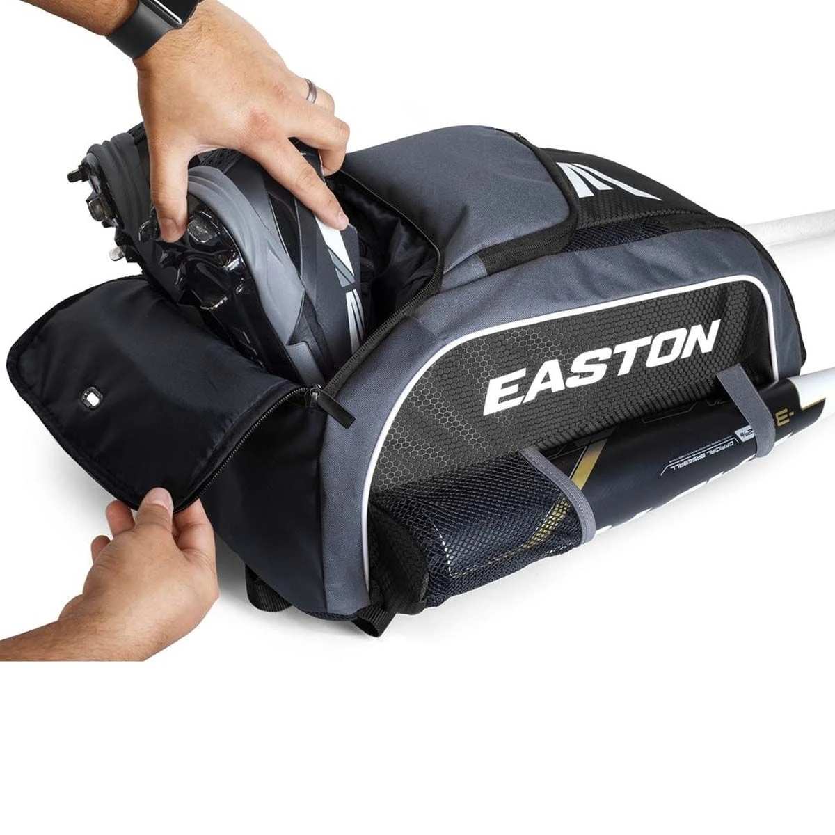 Easton Game Ready Backpack, 20"Hx12.5"Wx8.5"D Maroon 4 Easton Game Ready Backpack, 20"Hx12.5"Wx8.5"D Maroon - Image 4