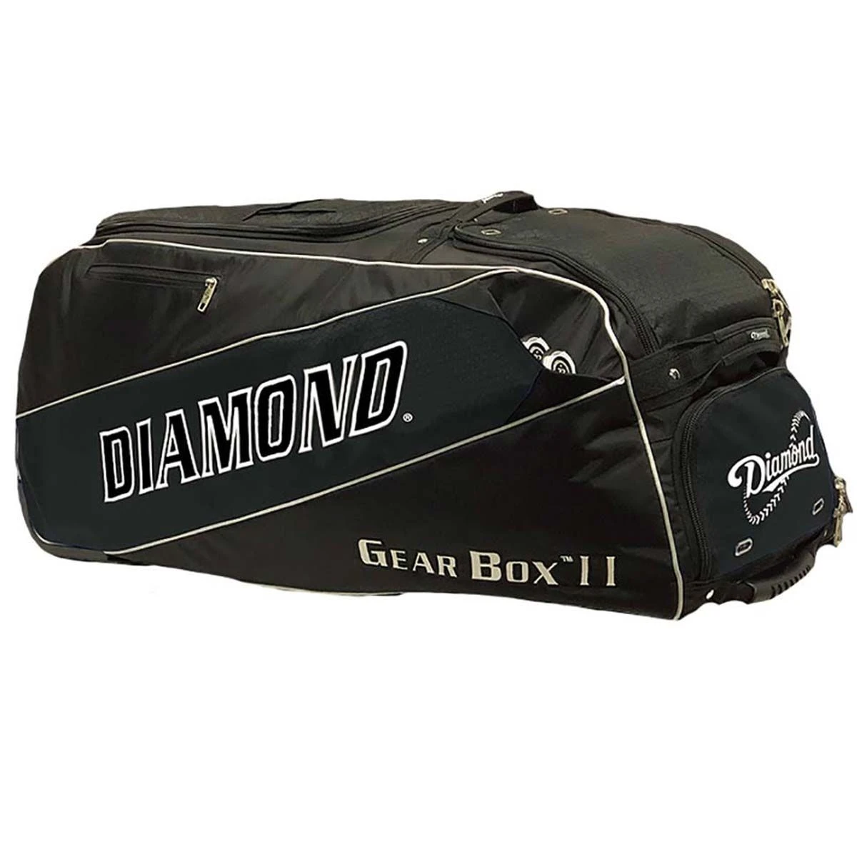 Diamond GBox II Catcher's Equipment Bag, 38"Lx15"Wx15"H Black 1 Diamond GBox II Catcher's Equipment Bag, 38"Lx15"Wx15"H Black