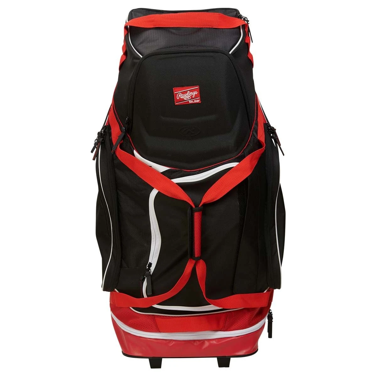 Rawlings R1502 Wheeled Catcher's Equipment Bag Black 4 Rawlings R1502 Wheeled Catcher's Equipment Bag Black - Image 4