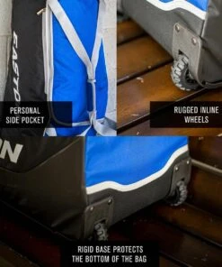 Easton Octane Wheeled Equipment Bag Navy -Cheap Softball Store a32 057 01