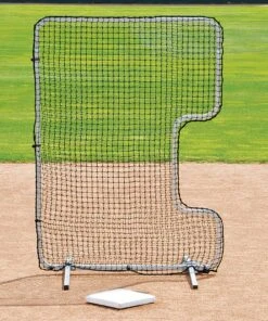 Jaypro 7'x5' Softball Pitcher's C-Shape Protective Screen