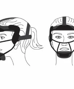 Champro ADULT Grill Softball Fielder's Face Guard, CM01 Silver -Cheap Softball Store a32 118 spec