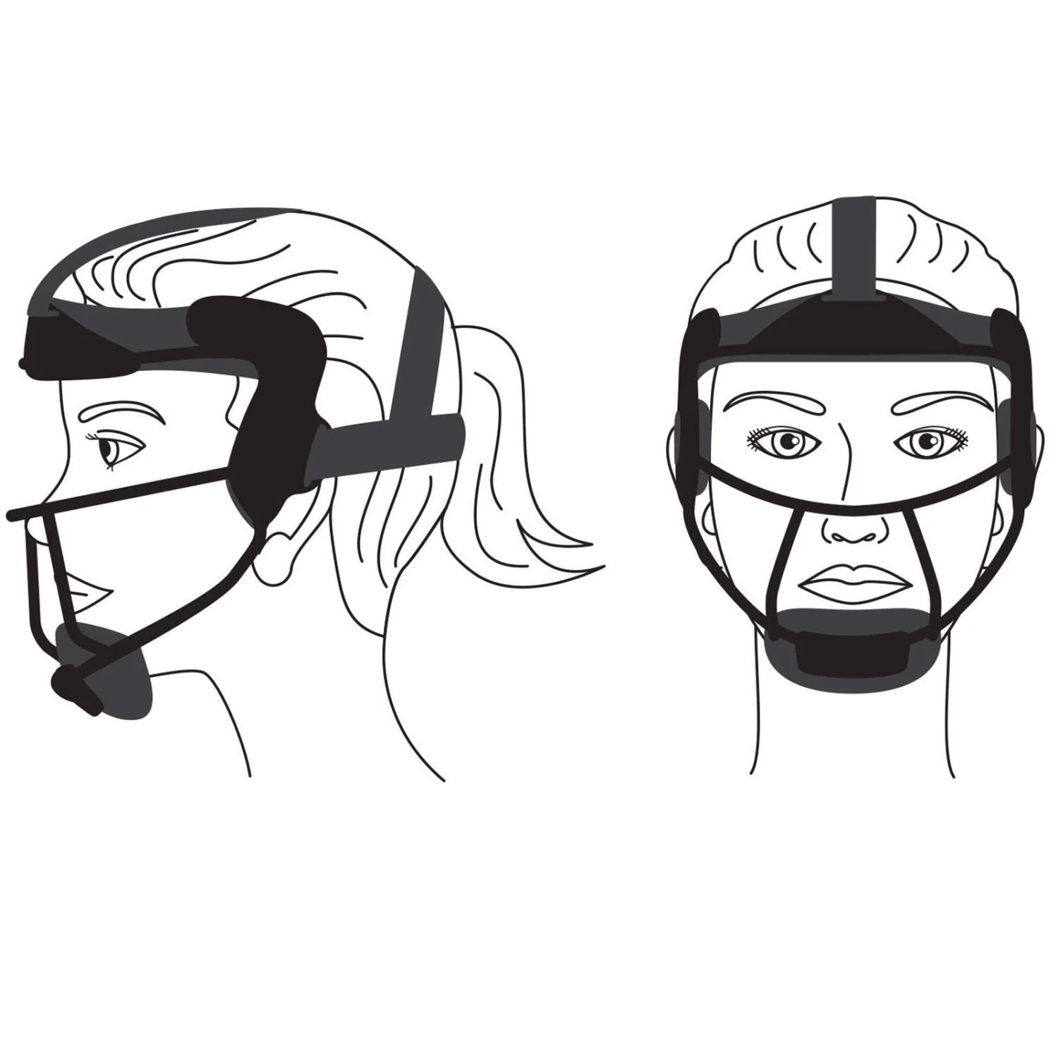 Champro YOUTH Grill Softball Fielder's Face Guard, CM01Y Royal 4 Champro YOUTH Grill Softball Fielder's Face Guard, CM01Y Royal - Image 4