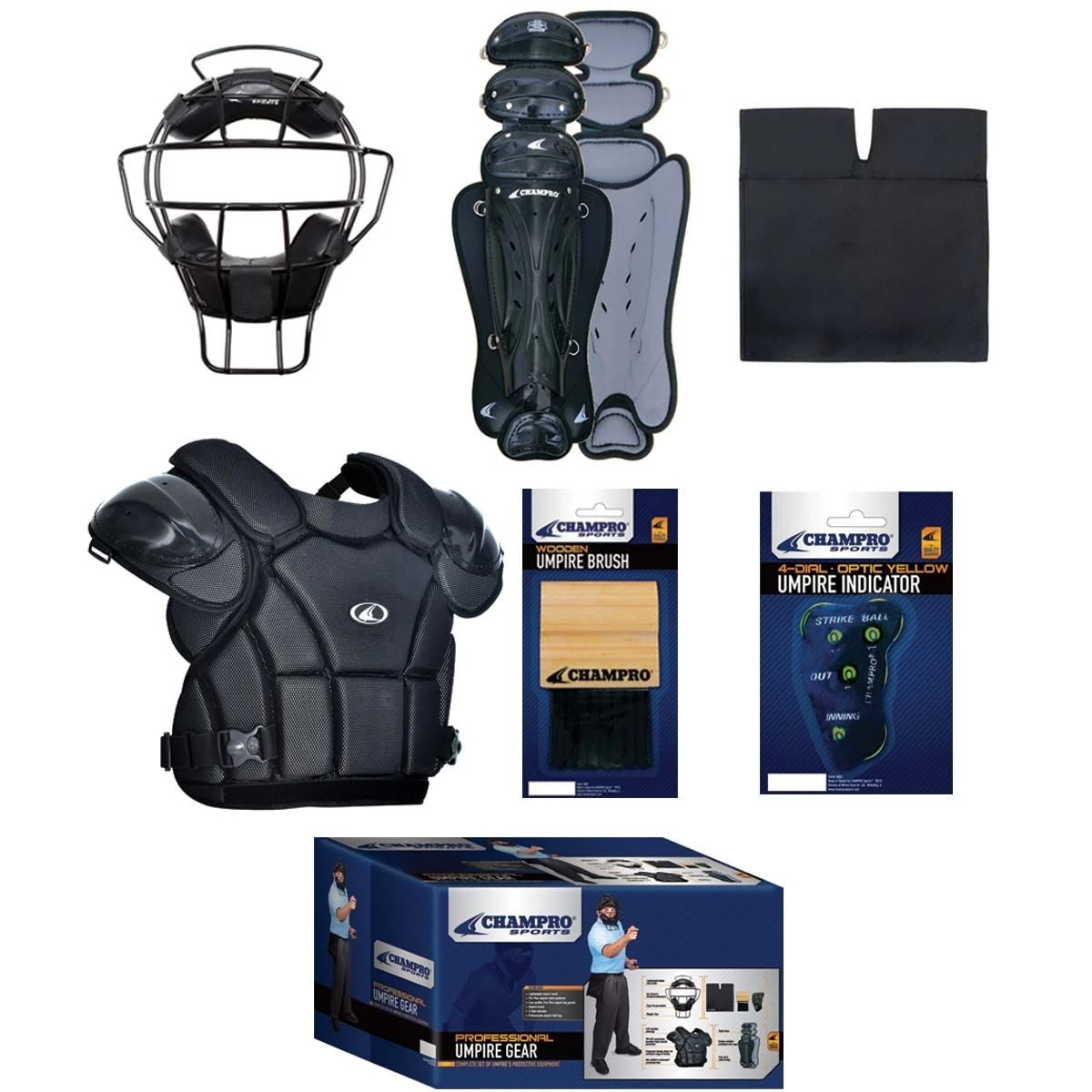 Champro Professional Umpire Gear Set 1 Champro Professional Umpire Gear Set