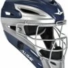 All Star MVP2510TT Two-Toned Catcher's Helmet, YOUTH Navy/Silver