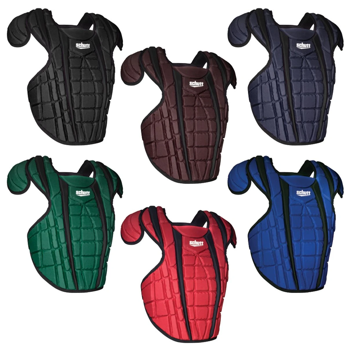 Schutt 15" Air Maxx Scorpion Chest Protector Dark Green 2 Schutt 15" Air Maxx Scorpion Chest Protector Dark Green - Image 2