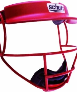Schutt V1/V2 Softball Fielders Face Guard w/Visor Neon Pink