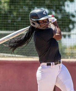 Easton Ghost Matte Two-Tone Fastpitch Batting Helmet w/Mask Columbia Blue/White -Cheap Softball Store a32 361 02