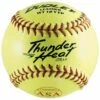 Dudley 12", 4A-147Y 47/375, ASA Thunder Heat Leather Fastpitch Softballs, dz