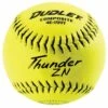 Dudley 4E199Y 12" Thunder ZN NSA ICON Composite Slowpitch Softballs, dz