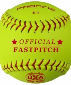 Pro Nine 11" 47 11 USA Leather Fastpitch Softballs, dz