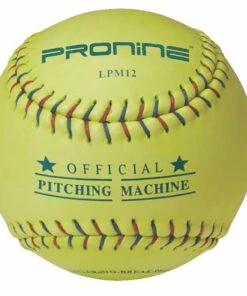 Pro Nine 12" LPM12 Leather Pitching Machine Softballs