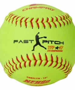 Champro 12" CSB5LYN 47/375 NFHS Leather Fastpitch Softballs