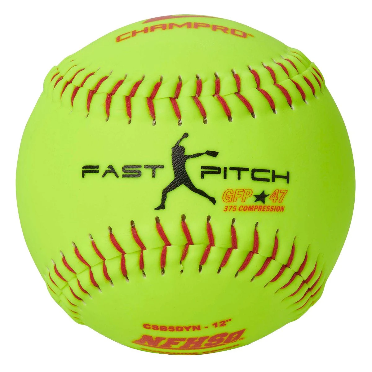 Champro 12” CSB5DYN 47/375 NFHS Durahide Fastpitch Softballs 1 Champro 12” CSB5DYN 47/375 NFHS Durahide Fastpitch Softballs