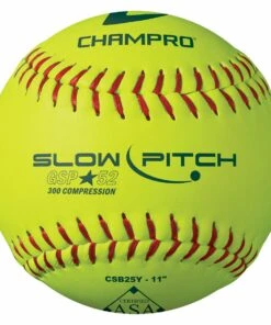 Champro 11” CSB25Y 52/300 ASA/USA Durahide Slowpitch Softballs
