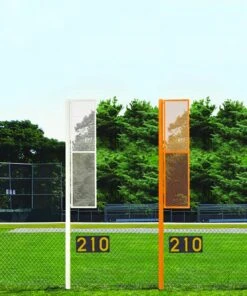Jaypro 12' Softball Foul Poles, SBCFP-12 Orange