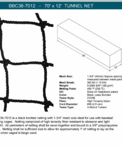 55' & 70' Jaypro All Star Batting Tunnel Nets, #36 Thread Count -Cheap Softball Store a32 866 7012