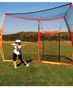 BOWNET Portable Baseball/Softball Backstop 9 BOWNET Portable Baseball/Softball Backstop -Cheap Softball Store a32 917girlhitting7 16