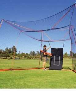 BOWNET Big Daddy Baseball/Softball Backstop 5 BOWNET Big Daddy Baseball/Softball Backstop -Cheap Softball Store a32 918withguy 16