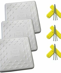 Soft Touch 15" Spike-Down Base w/ Tees & Spikes, S1500, set/3