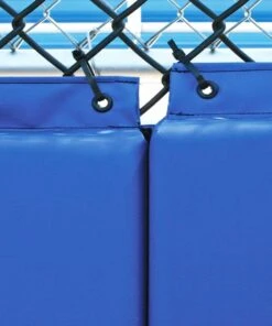 Cover Sports 3'H x 6'L Baseball/Softball Backstop Padding w/Graphics Navy -Cheap Softball Store a32 975 1