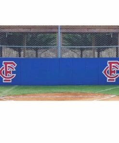 Cover Sports 3'H x 6'L Baseball/Softball Backstop Padding w/Graphics Navy -Cheap Softball Store a32 975 3