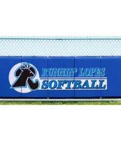 Cover Sports 3'H x 10'L Baseball/Softball Backstop Padding w/Graphics Orange