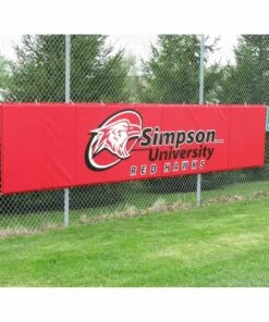 Cover Sports 3'H x 12'L Baseball/Softball Backstop Padding w/Graphics Tan -Cheap Softball Store a32 978 4