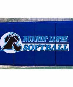 Cover Sports 4'H x 8'L Baseball/Softball Backstop Padding w/Graphics Maroon