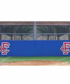 Cover Sports 4'H x 8'L Baseball/Softball Backstop Padding w/Graphics Maroon -Cheap Softball Store a32 980 3