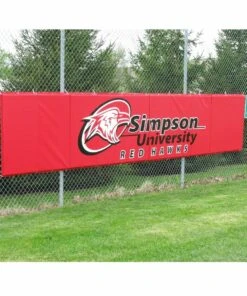 Cover Sports 4'H x 8'L Baseball/Softball Backstop Padding w/Graphics Maroon -Cheap Softball Store a32 980 4