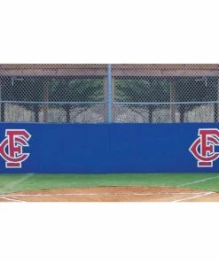 Cover Sports 4'H x 12'L Baseball/Softball Backstop Padding w/Graphics Red -Cheap Softball Store a32 982 3